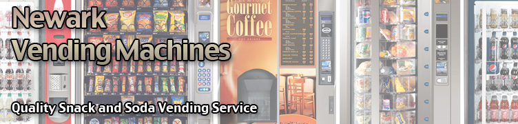 Newark vending equipment including Snack Vending Machines, Coffee Vending Machines, Cold Food Vending Machines, Coca Cola Vending Machines. 