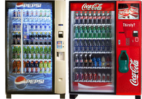 Newark Soda Beverage Vending Machines